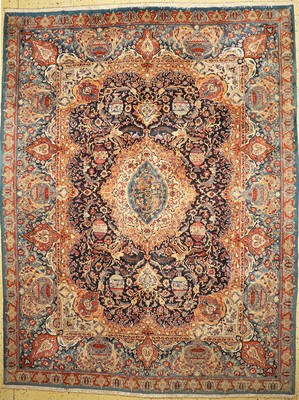Kaschmar alt, Persien, um 1960, Wolle auf Baumwolle, ca. 390 x 300 cm, EHZ: 1-2