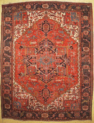 Heriz alt, Persien, um 1940, Wolle auf Baumwolle, ca. 370 x 285 cm, EHZ: 2-3