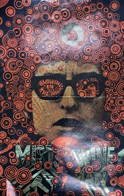 Konvolut aus 18 Psychedelischen und Kultplakaten/Grafiken, Schwerpunkt 1960-80er -Jahre, D/GB/NL, u.a. Gunilla Rudling "Psychedelic Ladies" ...