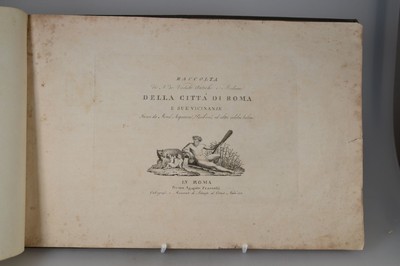 Raccolta de N. 30 Vedute antiche e moderne della citta di Roma, Rom Agapito Franzetti (tätig um 1790-1820), um 1820, mit 30 ganzseitigen ...