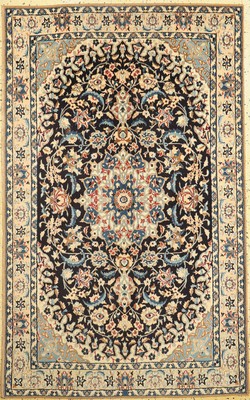 Nain fein(9La), Persien, um 1960, Wolle aufWolle, ca. 200 x 125 cm, (keine Fransen), EHZ:2