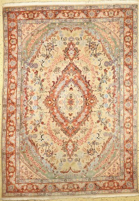 Kaschmar, Persien, ca. 40 Jahre, Wolle auf Baumwolle, ca. 280 x 200 cm, EHZ: 1-2