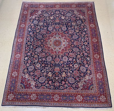 Keschan Kork fein, Persien, um 1930/1940, Korkwolle auf Baumwolle, ca. 450 x 320 cm, EHZ: 1-2