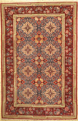 Keschan Kork fein Persien, signiert(Moughadam), um 1930/1940, Korkwolle auf Baumwolle, ca. 217 x 145 cm, EHZ: 2