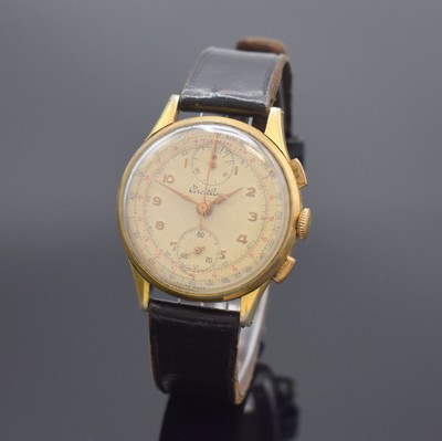 BREITLING Herrenarmbanduhr Referenz 178 mit Schaltradchronograph Kaliber Venus 170, Schweiz um 1945, Handaufzug, verg. Geh. ber., Edelstahlboden ...