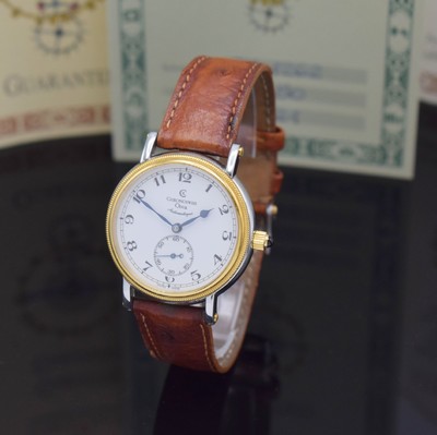 CHRONOSWISS seltene Herrenarmbanduhr Orea Referenz CH 1262, Automatik, Schweiz um 2003, Edelstahl/Gold kombiniert inkl. orig. Lederband m. orig. ...