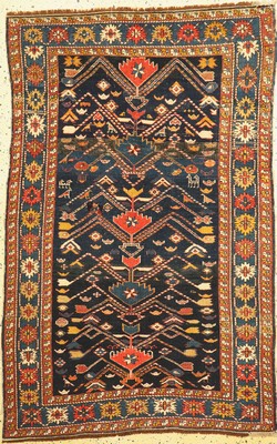 Kuba Schirwan antik, Kaukasus, 19.Jhd, Wolle auf Wolle, ca. 183 x 120 cm, EHZ: 3(restauriert)