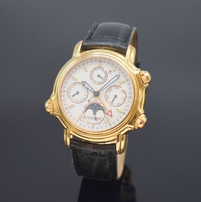Jaeger-LeCoultre auf 250 Stück limitierte, astronomische Herrenarmbanduhr Calendrier Perpetual Grand Reveil in RG 750/000 Referenz 180.2.99, Schweiz ...