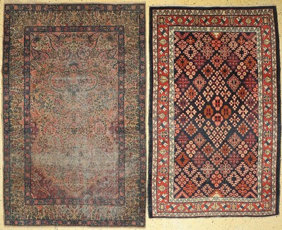 Sarogh Mahal & Kerman Lawar, Persien, um 1900/1920, Wolle auf Baumwolle, ca. 220 x 140 cm, EHZ: 3