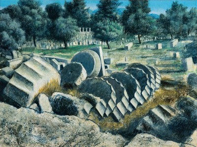 Klaus von Woyski, 1931 Stolp bis 2017 Berlin, Maler, Grafiker und Restaurator, Lehrauftrag an der Kunstschule Burg Giebichenstein, Restaurator für ...