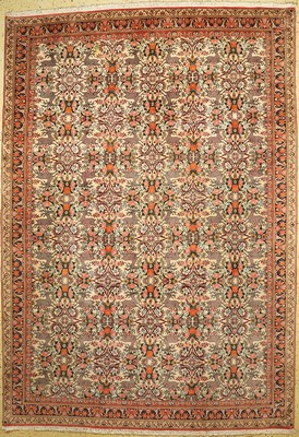 Rosenbidjar Kork fein, Persien, ca. 50 Jahre, Korkwolle auf Baumwolle, ca. 348 x 244 cm, EHZ: 1-2(kleine Fleck)