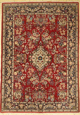 Ghom Kork, Persien, ca. 50 Jahre, Korkwollemit Seide, ca. 200 x 145 cm, EHZ: 1-2