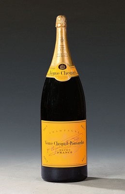 1 Flasche Nebukadnezar, Champagner Veuve Clicquot Ponsardin, 15 Liter, in Holzkiste, 12 % vol, aus ehem. Restaurantbesitz, nicht verkostet