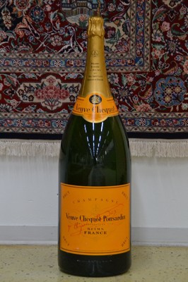 1 Fl. Balthazar, Veuve Clicquot Ponsardin, Champagner, Brut, weiß, 12 Liter, in Holzkiste 12 % vol., weiß, aus ehem. Restaurantbestand, nicht ...