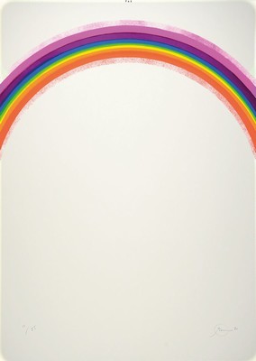 Otto Piene, 1928-2014, Titel: "Tag", Farbsiebdruck auf dickem Karton, handsign., num.13/55, es stammt aus dem Mappenwerk "PAX", ...