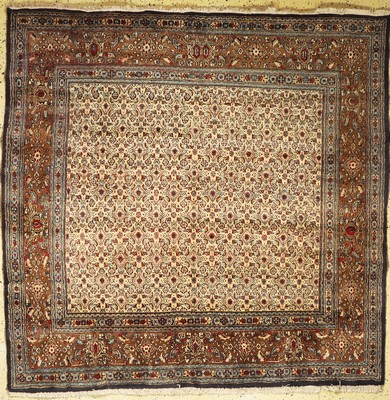 Mud alt, Persien, ca. 50 Jahre, Wolle auf Baumwolle, ca. 212 x 212 cm, EHZ: 2(Wellig)