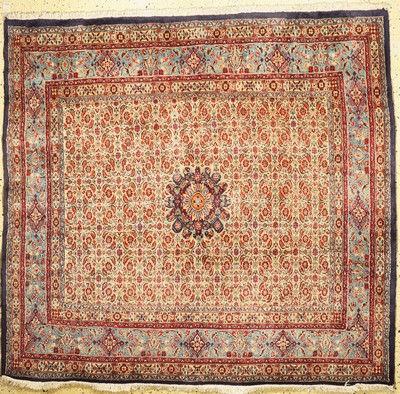 Mud alt, Persien, ca. 50 Jahre, Wolle auf Baumwolle, ca. 211 x 200 cm, EHZ: 2(verzogen)