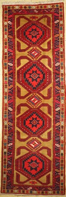 Meschgin alt, Persien, um 1960, Wolle auf Baumwolle, ca. 390 x 130 cm, EHZ: 2