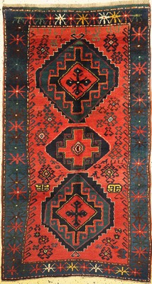 Antiker Kazak, Kaukasus, um 1900, Wolle aufWolle, ca. 210 x 116 cm, EHZ: 2, minimal restauriert