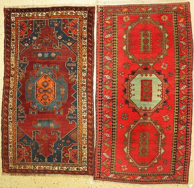1 paar Kazak, Kaukasus, Wolle auf Wolle , ca. 233 x 125 cm, EHZ: 2
