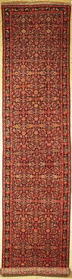 Antiker Karabagh, Kaukasus, um 1900, Wolle auf Wolle, ca. 495 x 112 cm, EHZ: 2, minimal restauriert