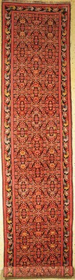 Antiker Karabagh, Kaukasus, um 1900, Wolle auf Wolle, ca. 580 x 112 cm, EHZ: 2, minimal restauriert