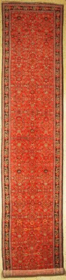 Antiker Karabagh, Kaukasus, um 1900, Wolle auf Wolle, ca. 470 x 100 cm, EHZ: 2, minimal restauriert