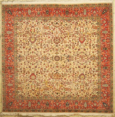 Sarogh Rumänien, Wolle auf Baumwolle , ca. 240 x 240 cm, EHZ: 1-2