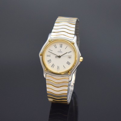 EBEL Mediumarmbanduhr Sport Classic Referenz 183909, Schweiz um 1995, Edelstahl/Gold kombiniert inkl. Wellengliederband m. Faltschl., quarz, ...
