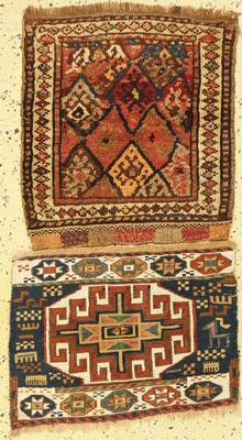 Mafraschteil & Taschenfront, Persien, um 1930/1940, Wolle auf Wolle, ca. 55 x 50 cm, EHZ: 2