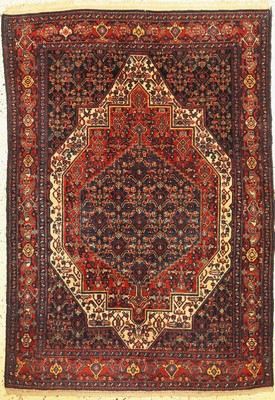 Senneh antik, Persien, um 1910/1920, Wolle auf Baumwolle, ca. 193 x 137 cm, EHZ: 2