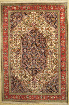 Täbriz, Rumänien, ca. 50 Jahre, Wolle auf Baumwolle, ca. 330 x 223 cm, Reinigungsbedürftig, EHZ: 2