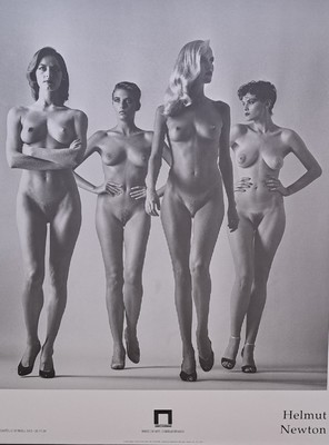 Helmut Newton, 1920-2004, Ausstellungsplakat, R., ca. 138x103 cm