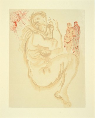 Salvador Dali, 1904-1989, Konvolut aus 2 Farbholzschnitten, Drucker/Verlag: Michler:Les Heures Claires, Paris 1960, PP, gesamt ca. 50x40 cm