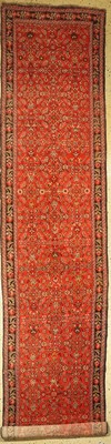 Karabagh antik, Kaukasus, um 1900, Wolle auf Wolle, ca. 480 x 103 cm, EHZ: 2
