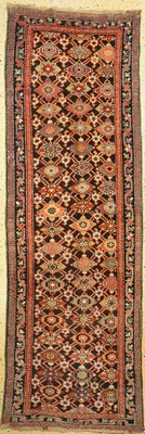 Karabagh antik, Kaukasus, um 1900, Wolle auf Wolle, ca. 273 x 95 cm, minimal verkürzt, EHZ: 2