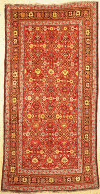 Karabagh antik, Kaukasus, um 1910/1920, Wolle auf Wolle, ca. 290 x 147 cm, EHZ: 2, minimal verkürzt