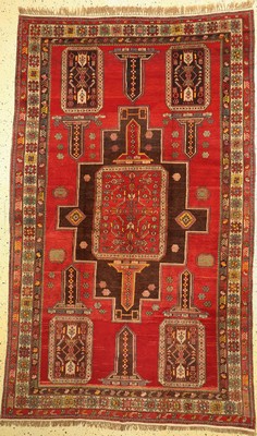 Schirwan antik, Kaukasus, um 1920, Wolle auf Wolle, ca. 285 x 178 cm, EHZ: 2
