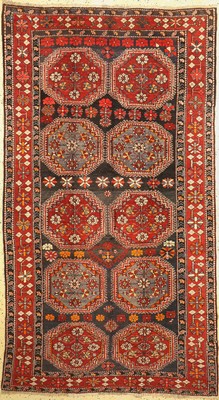 Schirwan antik, Kaukasus, um 1910/1920, Wolle auf Wolle, ca. 270 x 155 cm, EHZ: 2