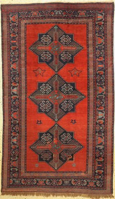 Armenischer Kazak, Kaukasus, um 1920, Wolleauf Wolle, ca. 270 x 160 cm, EHZ: 2, kleiner Restaurierungen