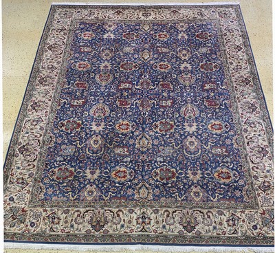 Täbriz Kork, Rumänien, ca. 50 Jahre, Korkwolle auf Baumwolle, ca. 500 x 400 cm, EHZ: 1-2