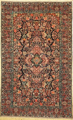 Sarogh Kork fein, Persien, um 1960, Korkwolle auf Baumwolle, ca. 204 x 128 cm, EHZ: 1-2