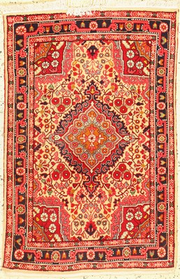 Djosan Poshti, Persien, um 1960, Wolle auf Baumwolle, ca. 102 x 68 cm, EHZ: 1-2