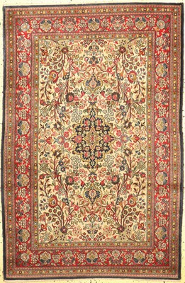 Ghom Kork, Persien, ca. 50 Jahre, Korkwolleauf Baumwolle, ca. 162 x 107 cm, EHZ: 2 Reinigungsbedürftig