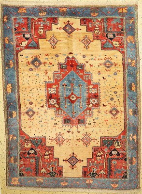 Gabbeh alt, Persien, ca. 50 Jahre, Wolle auf Wolle, ca. 212 x 160 cm, EHZ: 1-2