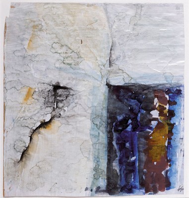 Karl-Peter "Charlie" Müller, 1935 Mannheim -2000 Kandel, Studium an der Akademie München bei Franz Xaver Fuhr, zwei Aquarelle, abstrakte ...