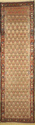 Hamadan alt, Persien, um 1930/1940, Wolle auf Baumwolle, ca. 350 x 100 cm, EHZ: 2-3