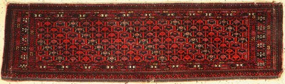 Saryk Torba antik, Turkmenistan, 19.Jhd, Wolle auf Wolle, ca. 130 x 38 cm, EHZ: 3, (restauriert)