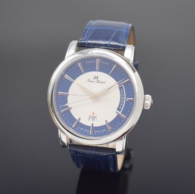 JEAN MARCEL Clarus auf 300 Stück limitierte Herrenarmbanduhr in Stahl, Schweiz um 2010, Automatik, Ref. 160.252, beids. vergl. Geh., Saphirglas, ...