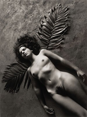 Flor Garduno, geb. 1957 Mexiko-Stadt, Assistentin von Manuel Alvarez Bravo, Fotografie, Silbergelatineabzug, Frauenakt, verso bez u. datiert 1998, ...